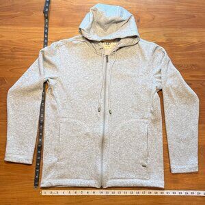 UGG  Hoodie Pile Lined Long Sleeve Full Zip, Gray, S